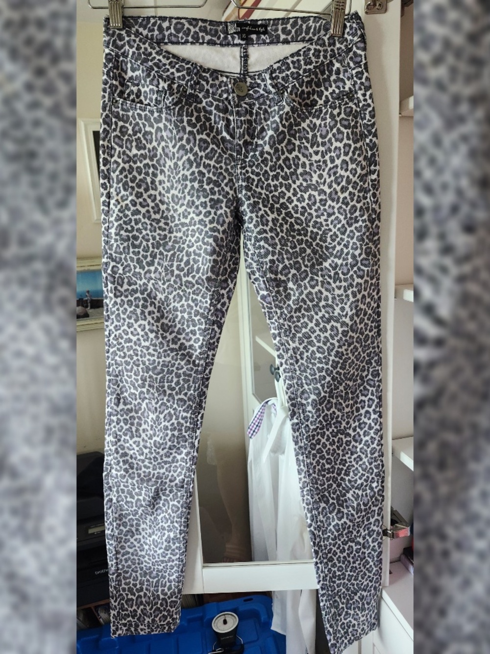 Women's Ragazza skinny leopard print pants - XS